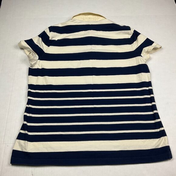 Lauren Ralph Lauren Polo Shirt Striped Short Sleeve Performance Slim Fit Top XL - Picture 9 of 10